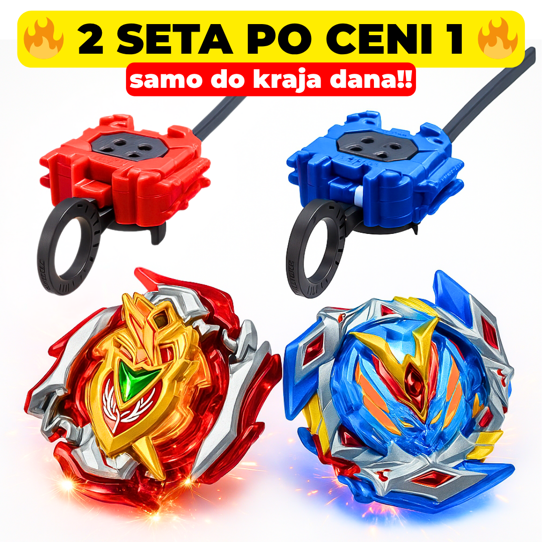 Beyblade Set (2 seta po ceni 1) 1+1 GRATIS!