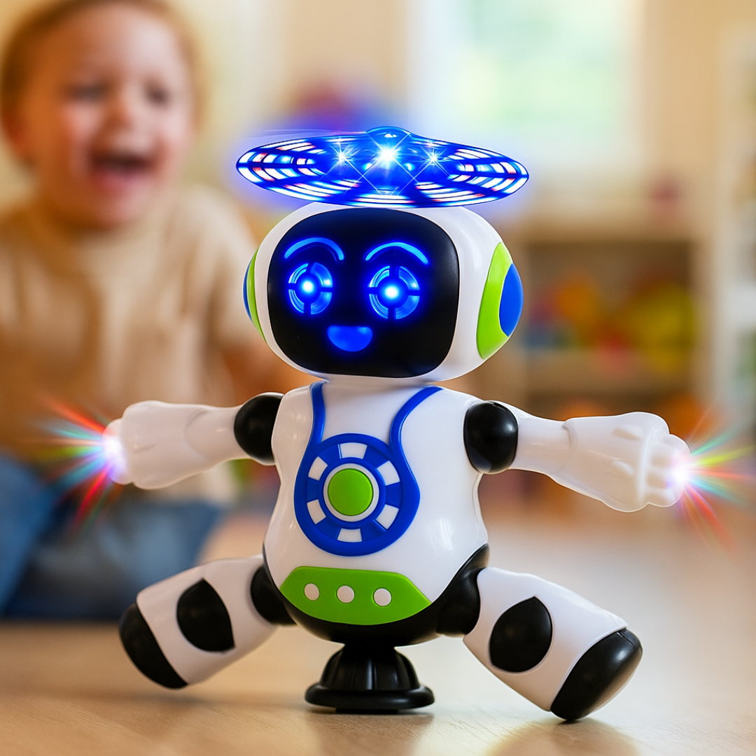 Svetleći razigrani robot