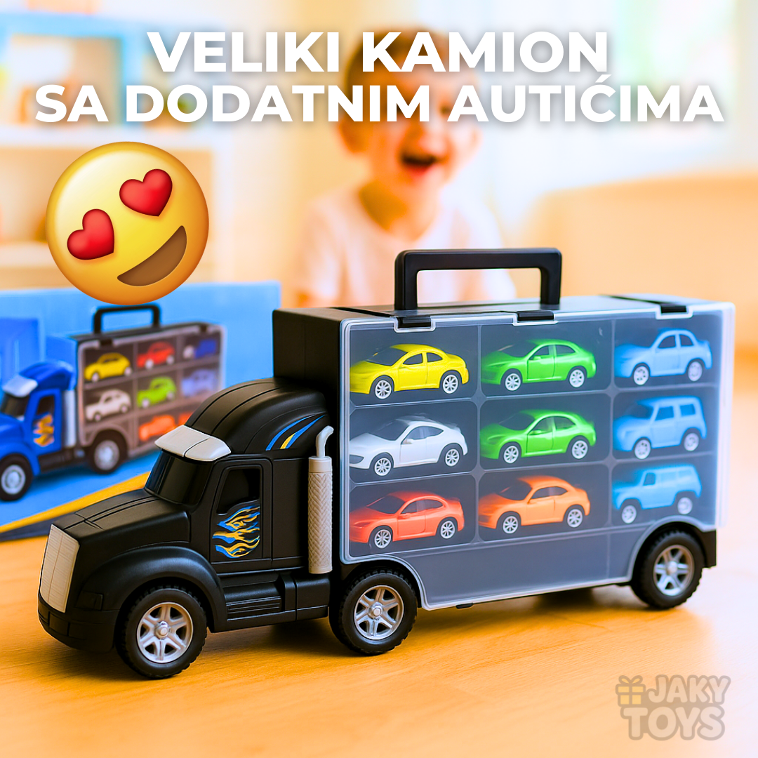 Veliki Kamion sa autićima (6kom)
