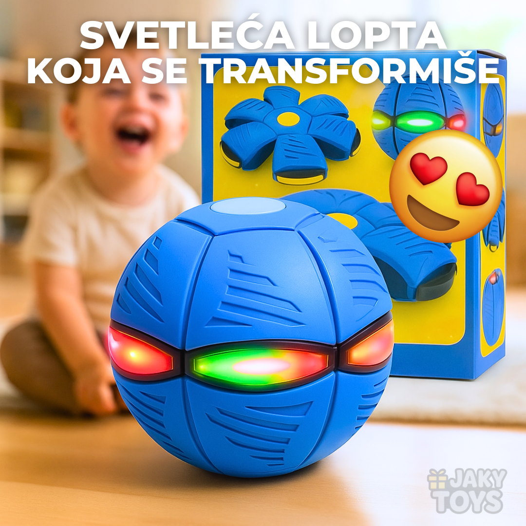 Svetleća lopta koja se transformiše