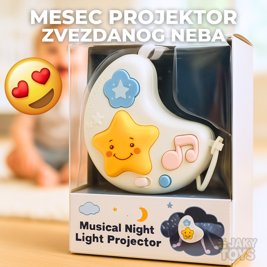 Umirujuća Mesec Lampa za bebe