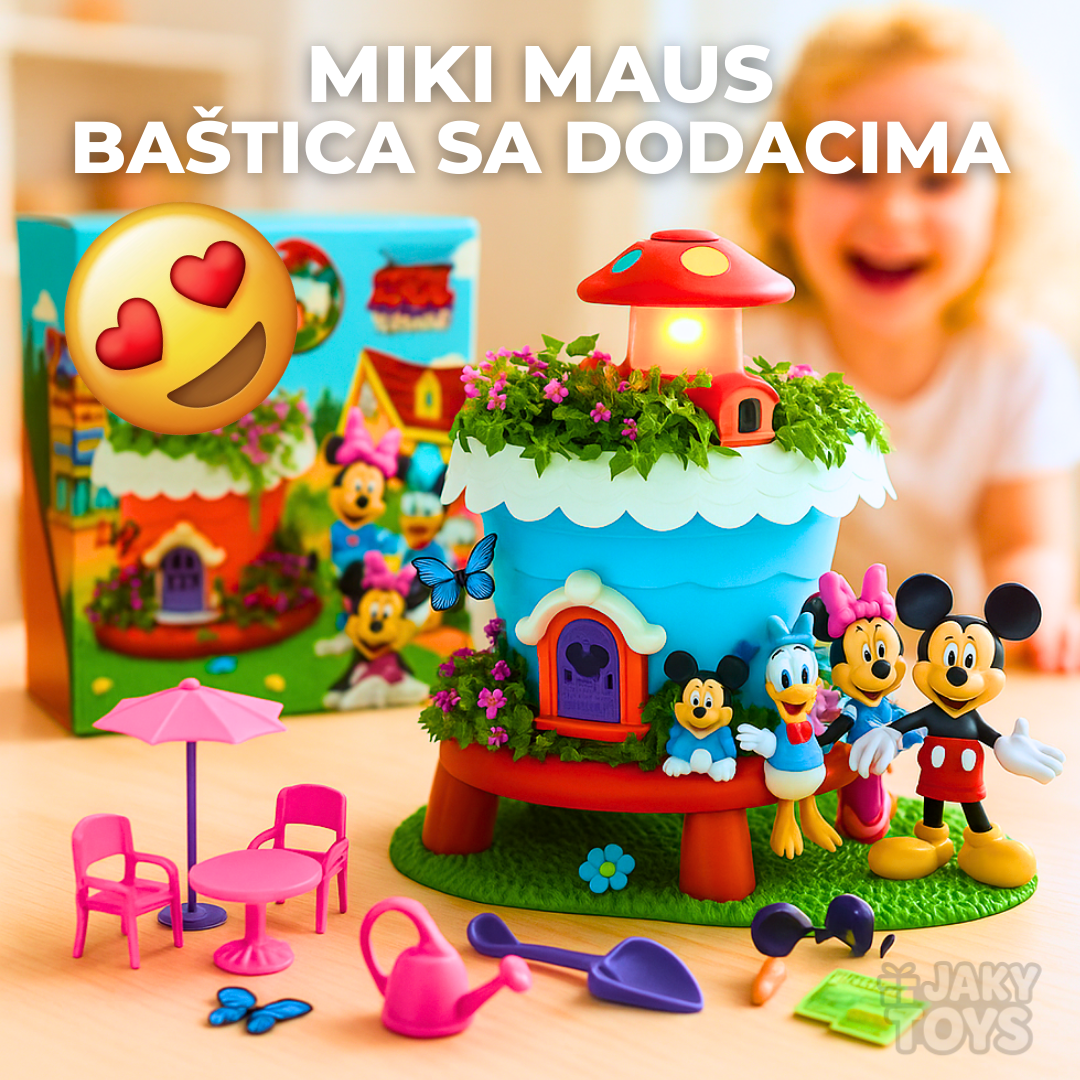 Miki Maus Baštica sa svetlom i dodacima