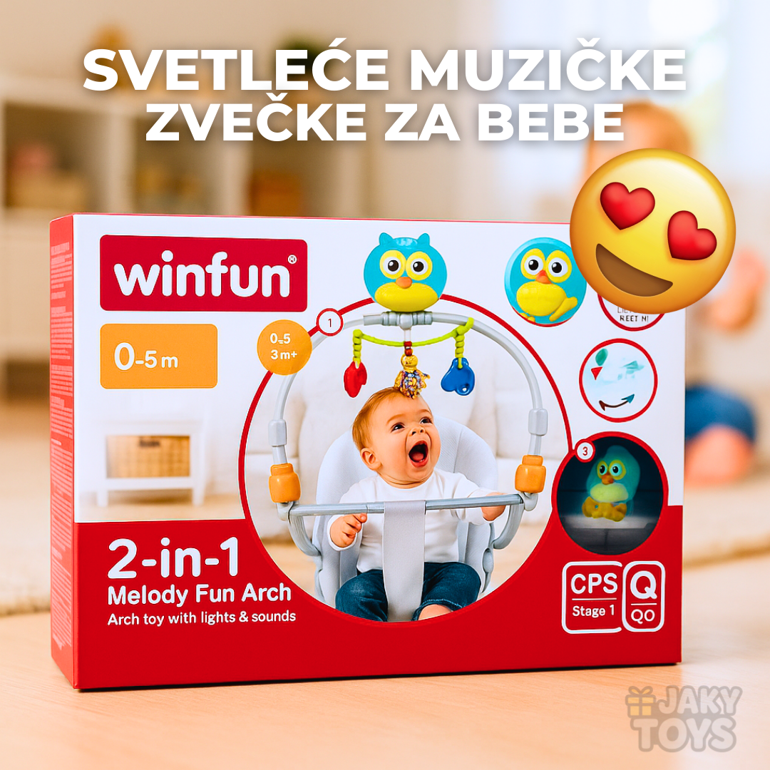 Svetleće Muzičke zvečke za bebe